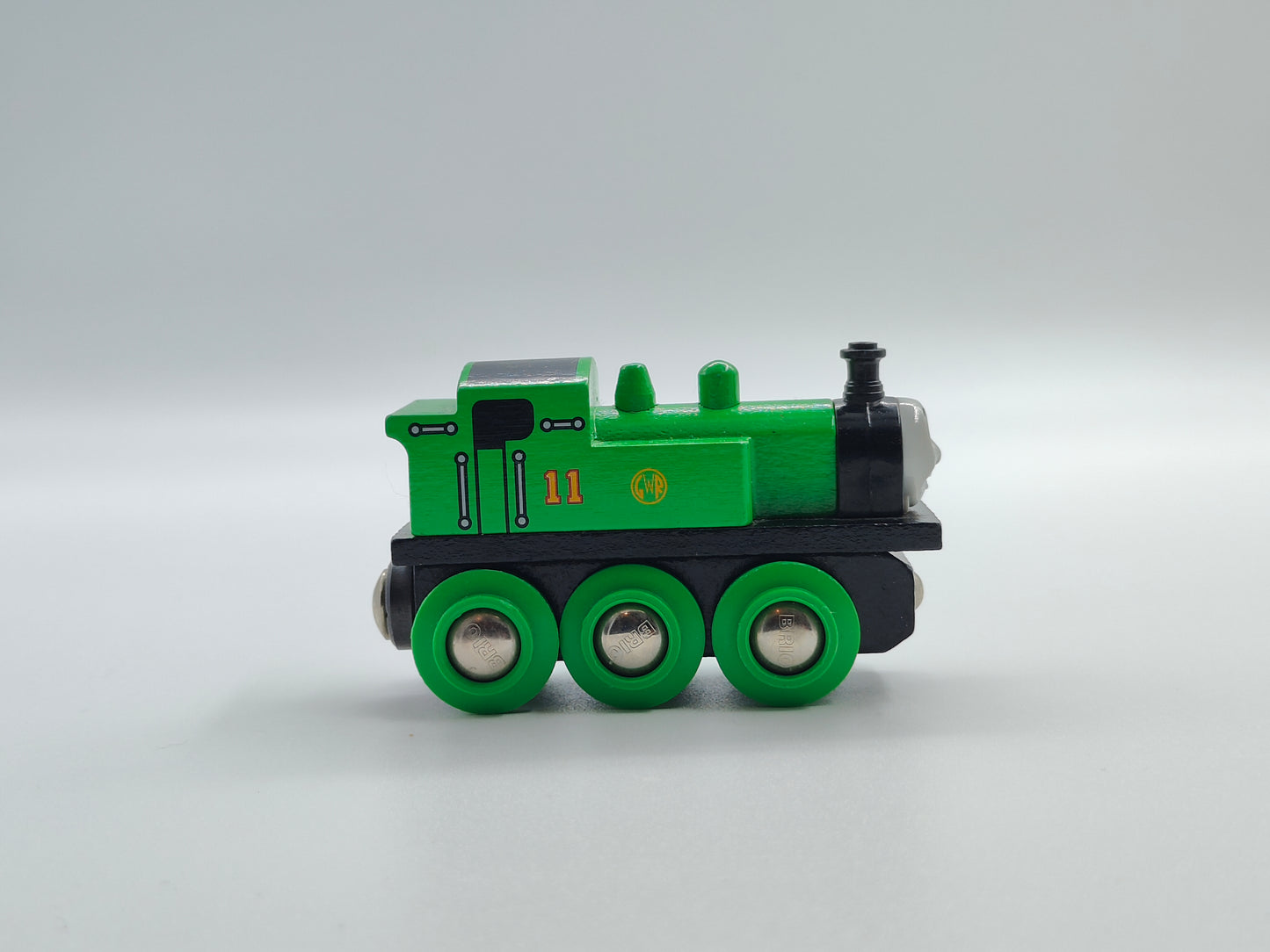 Thomas & Friends Wooden Railway -sarjan vihreä veturi Oliver