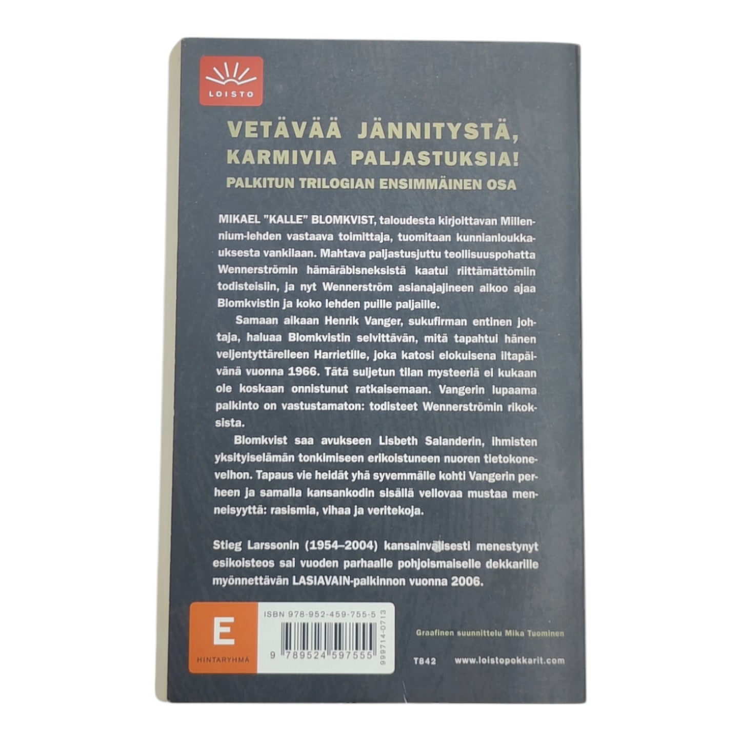 Stieg Larsson - Miehet jotka vihaavat naisia